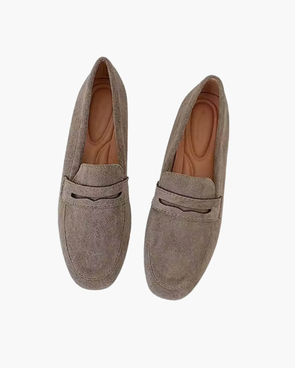 Adira Suede Slip-On Loafers