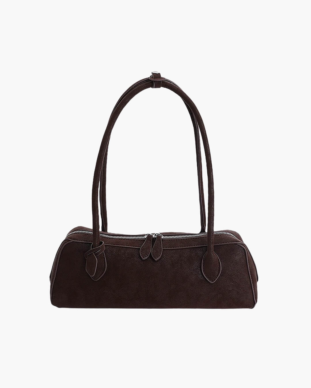 Borsa baguette in pelle scamosciata Adora