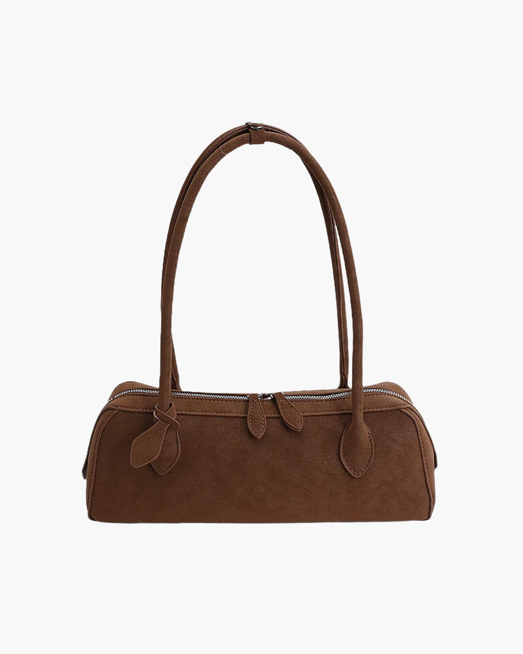 Borsa baguette in pelle scamosciata Adora