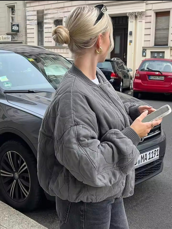 Aisima Padded Bomber Jacket