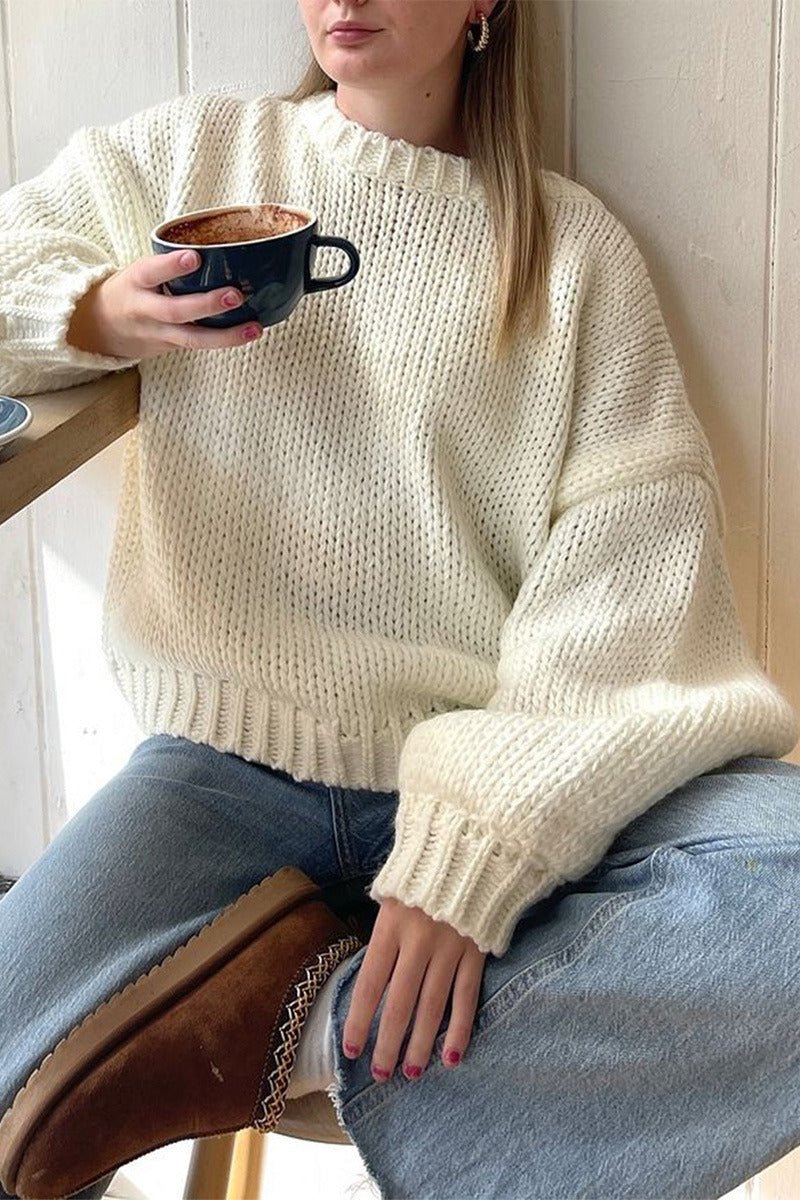Maglione girocollo a strati Amanda