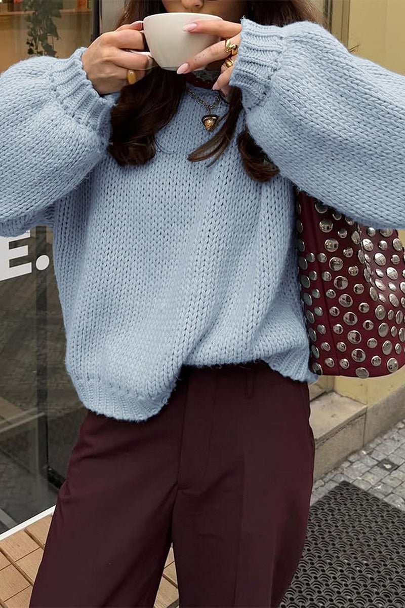 Maglione girocollo a strati Amanda