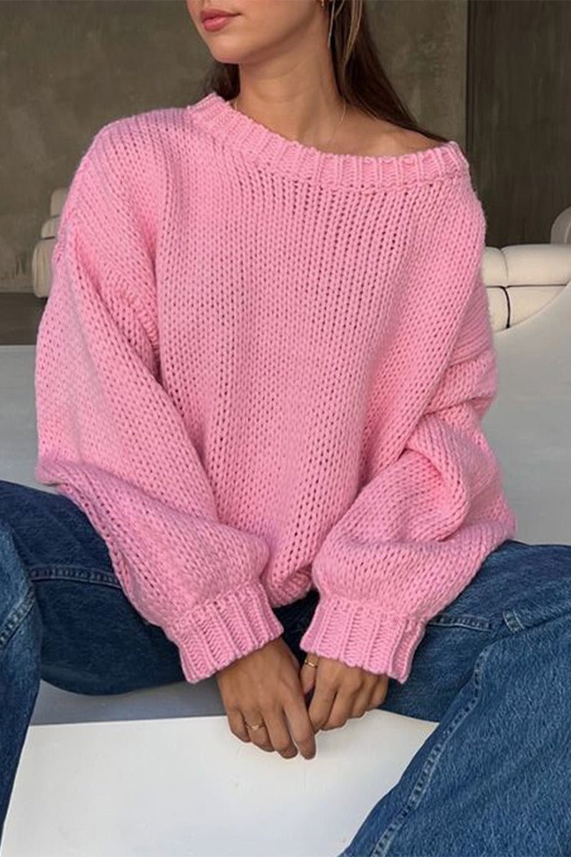 Maglione girocollo a strati Amanda