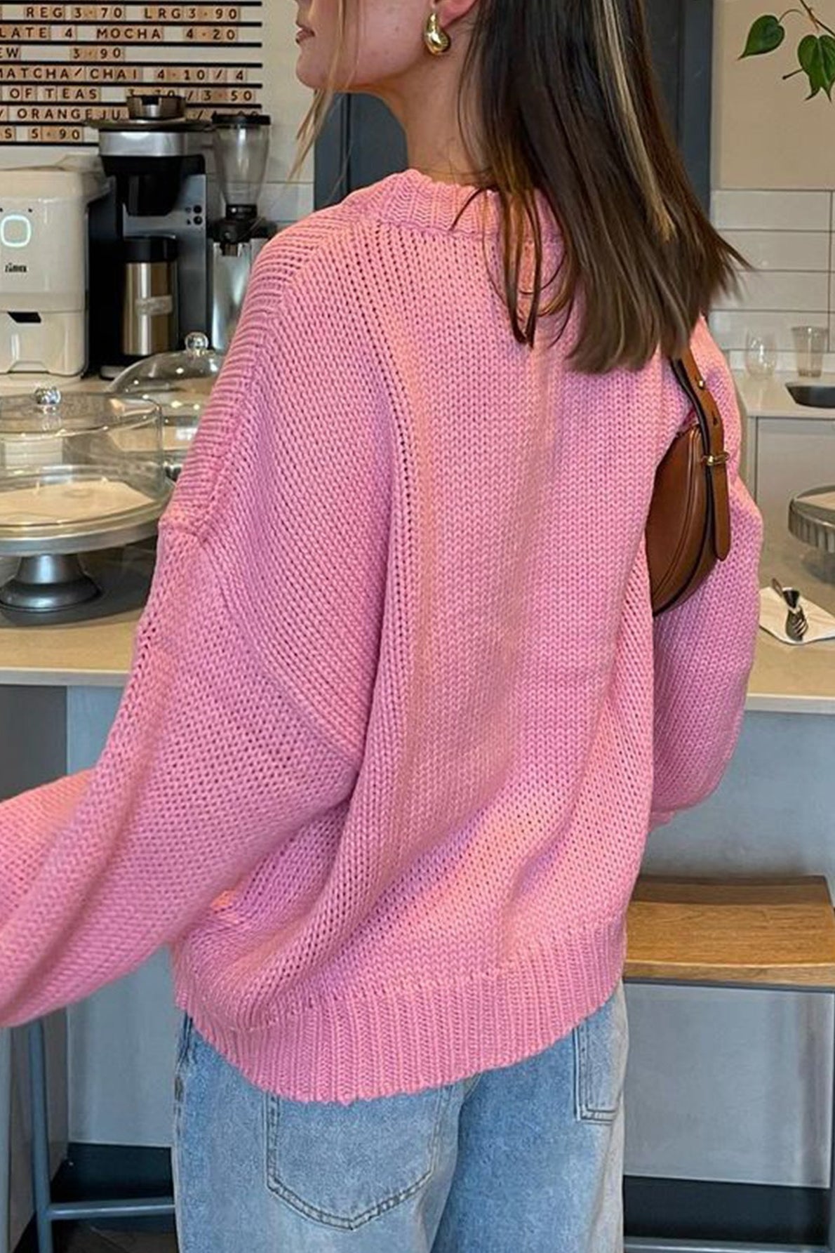 Maglione girocollo a strati Amanda