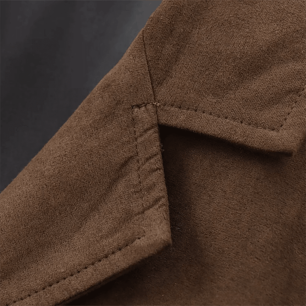 Cappotto in camoscio Amara