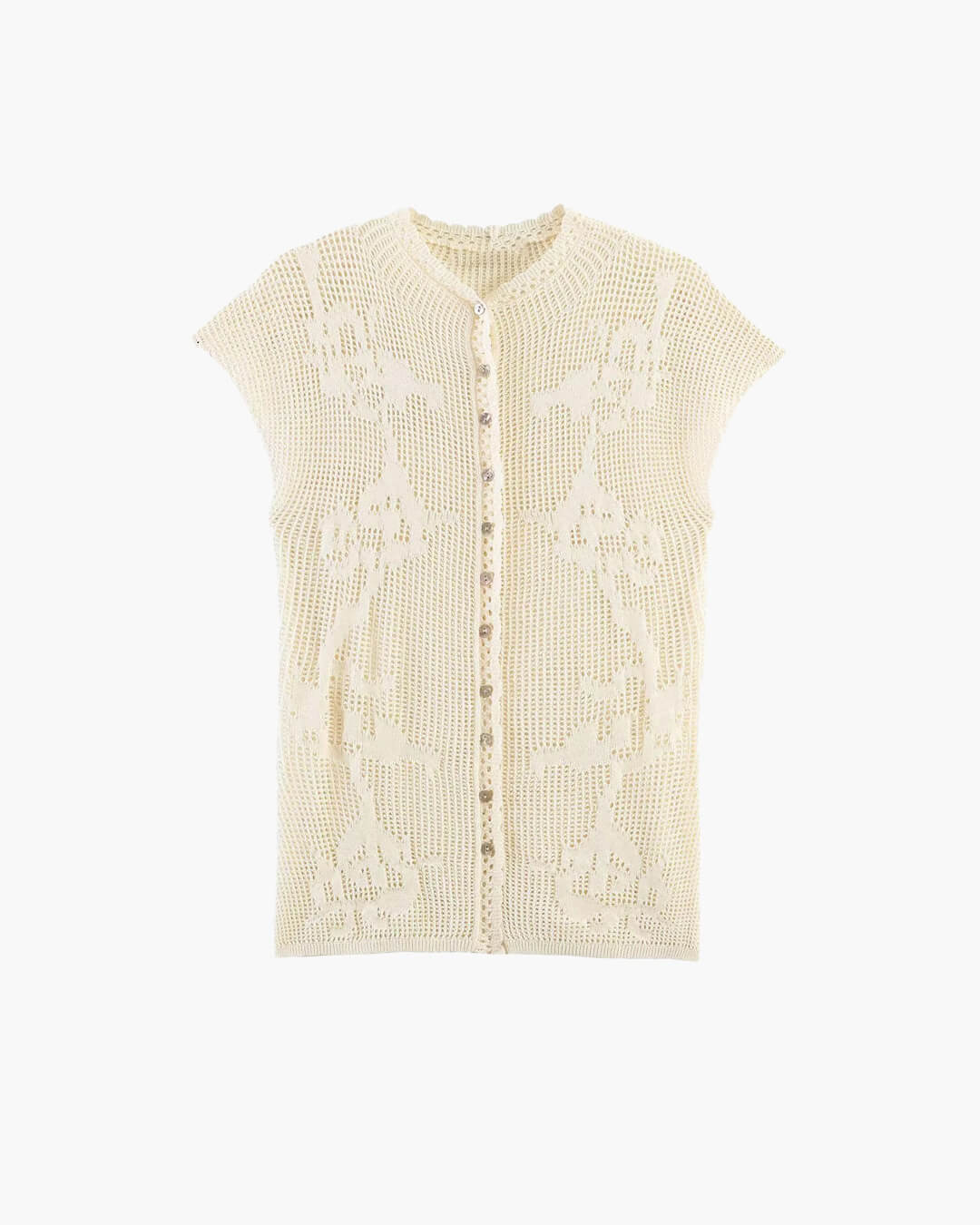 Top cardigan in maglia Anne