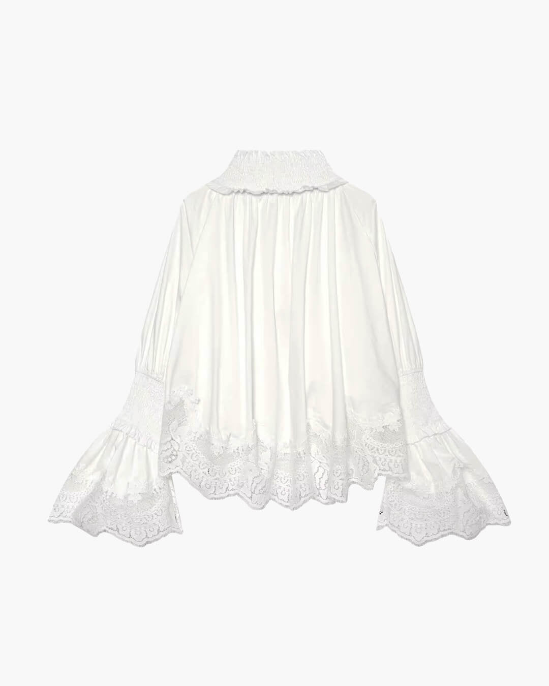 Annie Embroidery Lace Trim Blouse