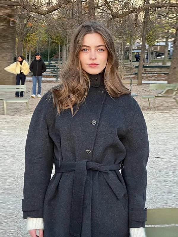 Ashley Stand Collar Short Coat