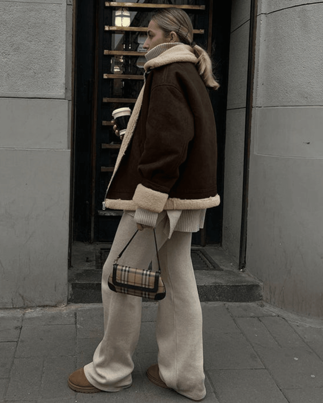 Aurora Suede Faux leather Jacket