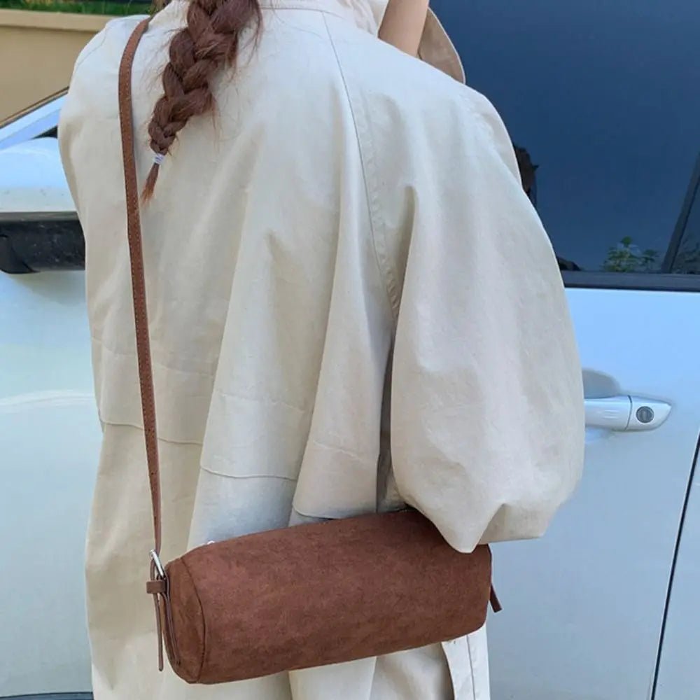 Borsa hobo trapuntata in suede Beatrice