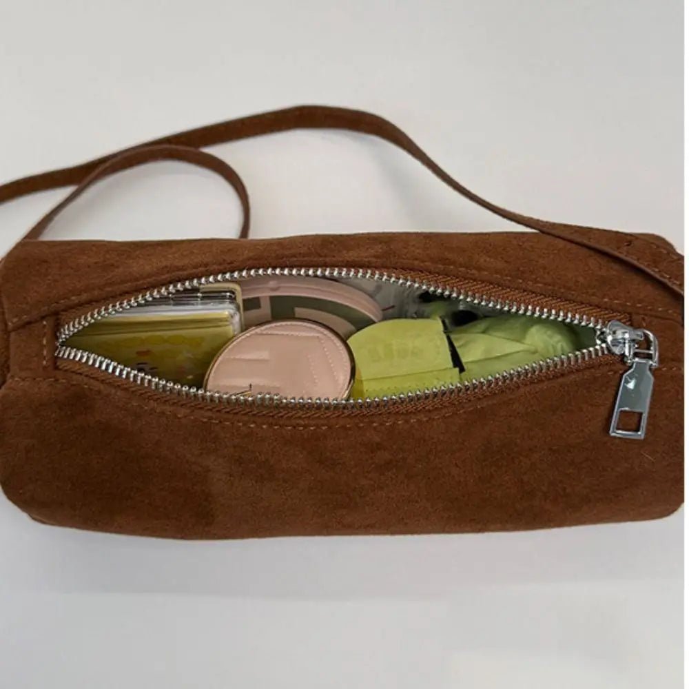 Borsa hobo trapuntata in suede Beatrice