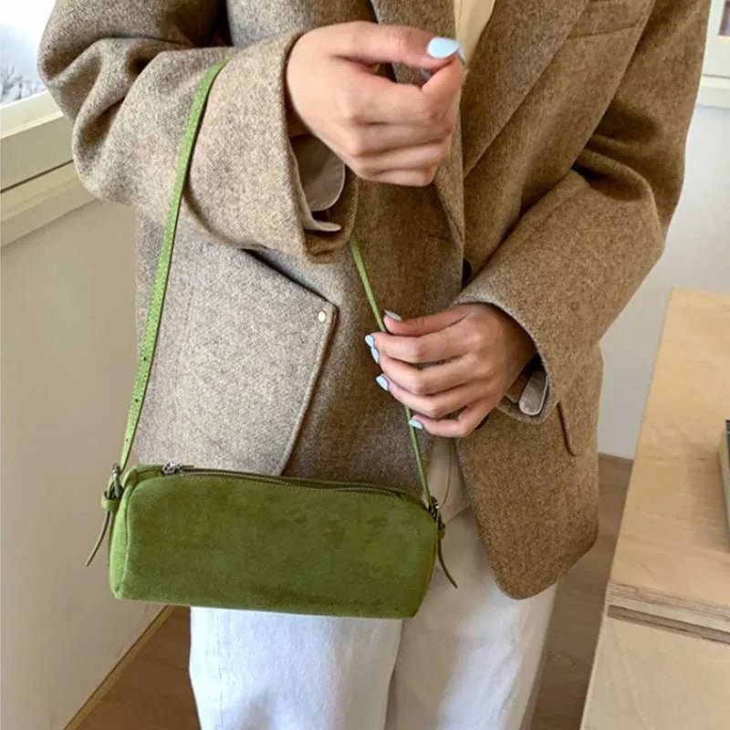 Borsa hobo trapuntata in suede Beatrice