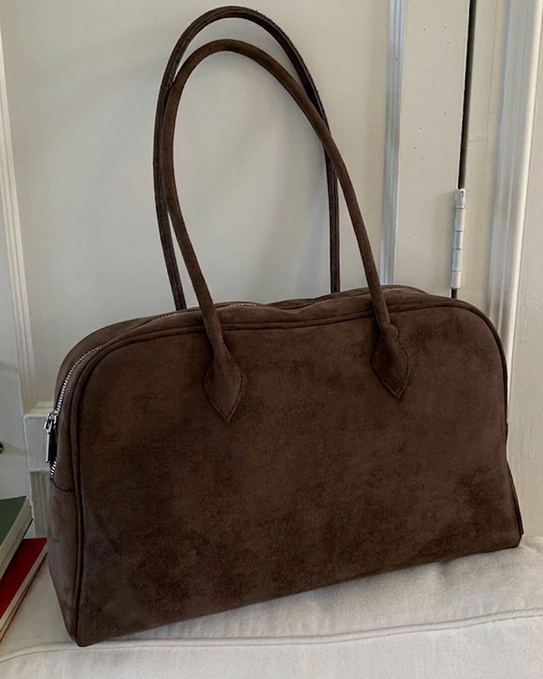 Borsa tote porta laptop in pelle vintage Beatrice