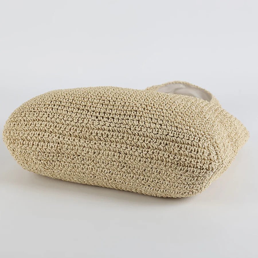 Borsa tote in rattan intrecciato Beatrice