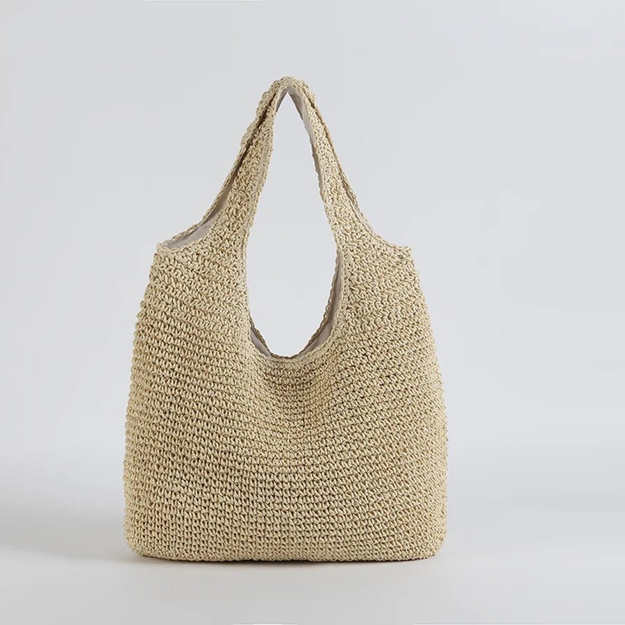 Borsa tote in rattan intrecciato Beatrice