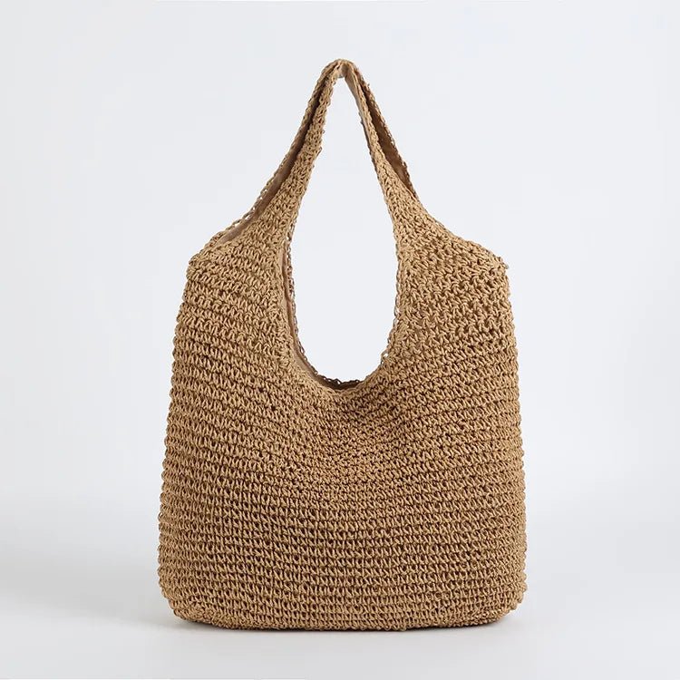 Borsa tote in rattan intrecciato Beatrice