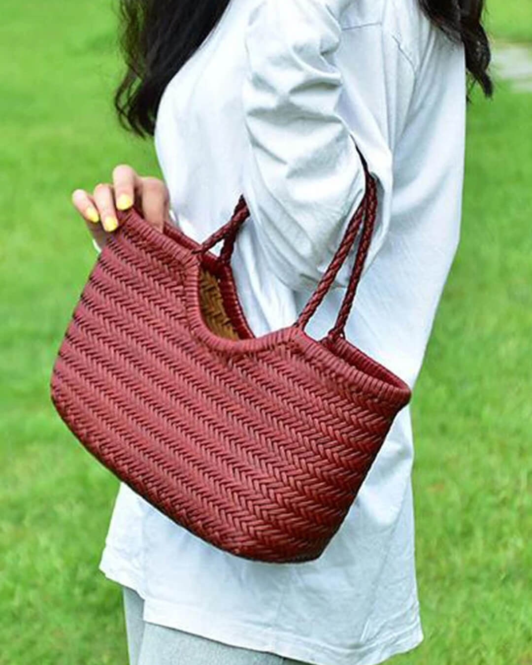 Borsa tote in tessuto Beatrice