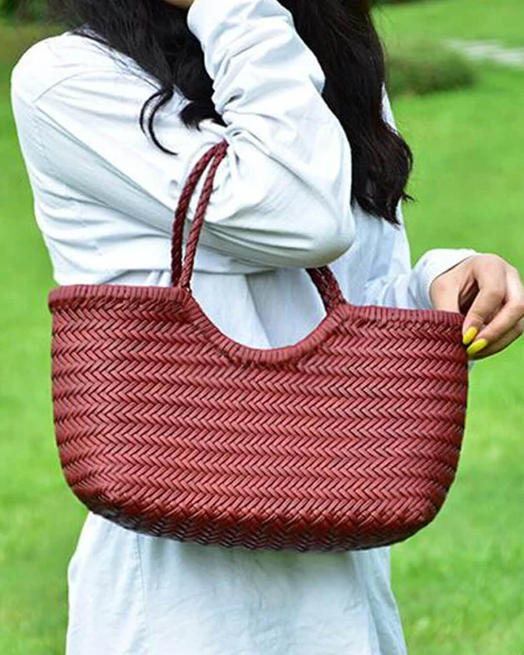 Borsa tote in tessuto Beatrice