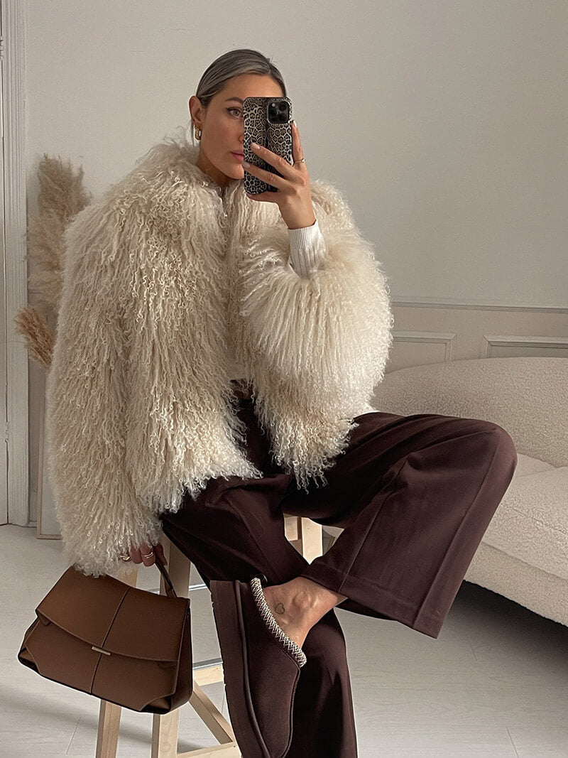 Cappotto in finta pelliccia Bella