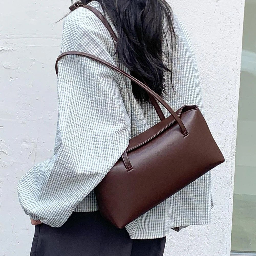 Borsa tote a spalla effetto trapuntato Bianca