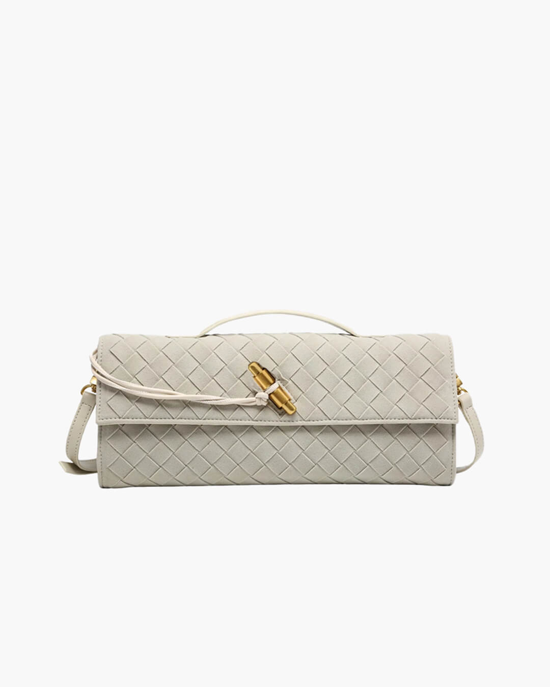 Borsa Bianca in suede