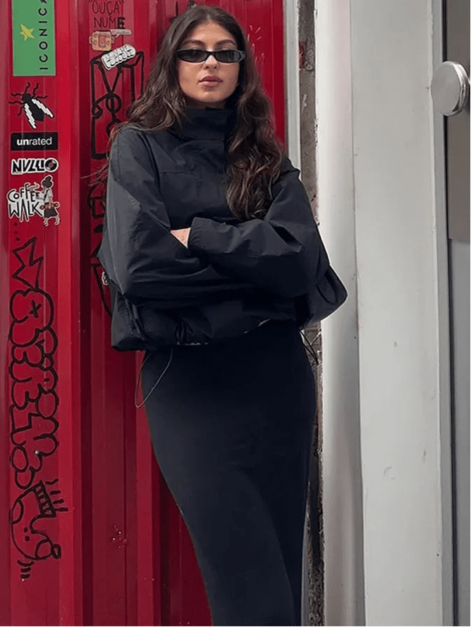 Bomber impermeabile Bianca