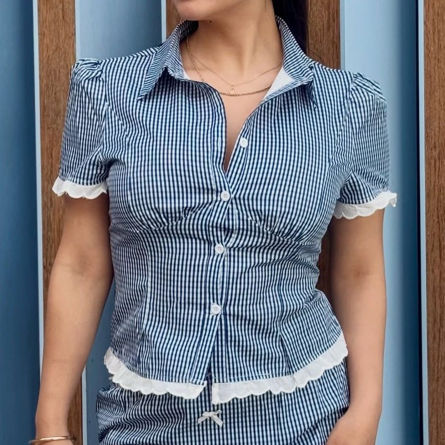 Completo skort aderente corto Brianna