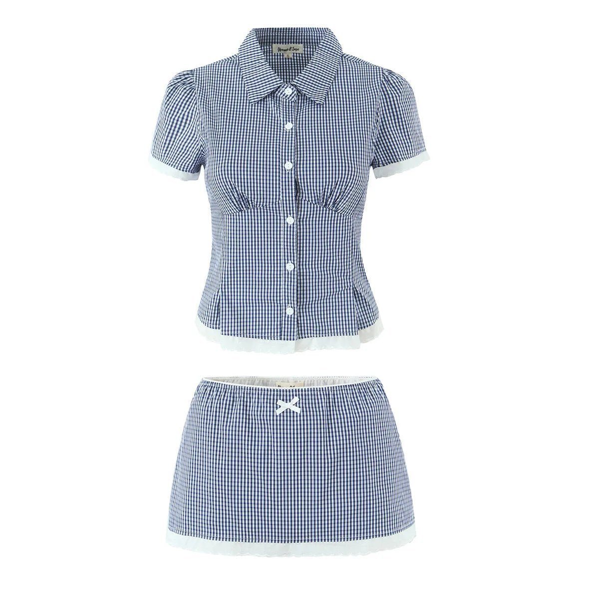 Completo skort aderente corto Brianna