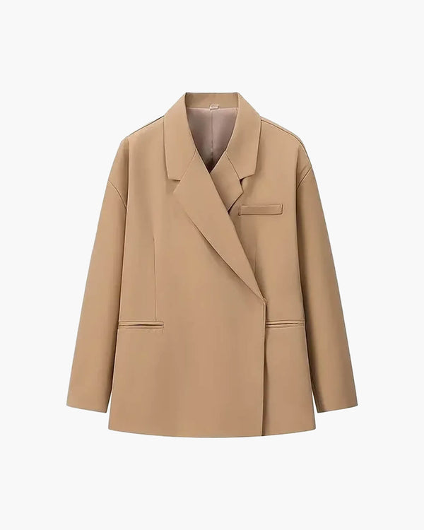 Blazer Brittany con revers e un bottone