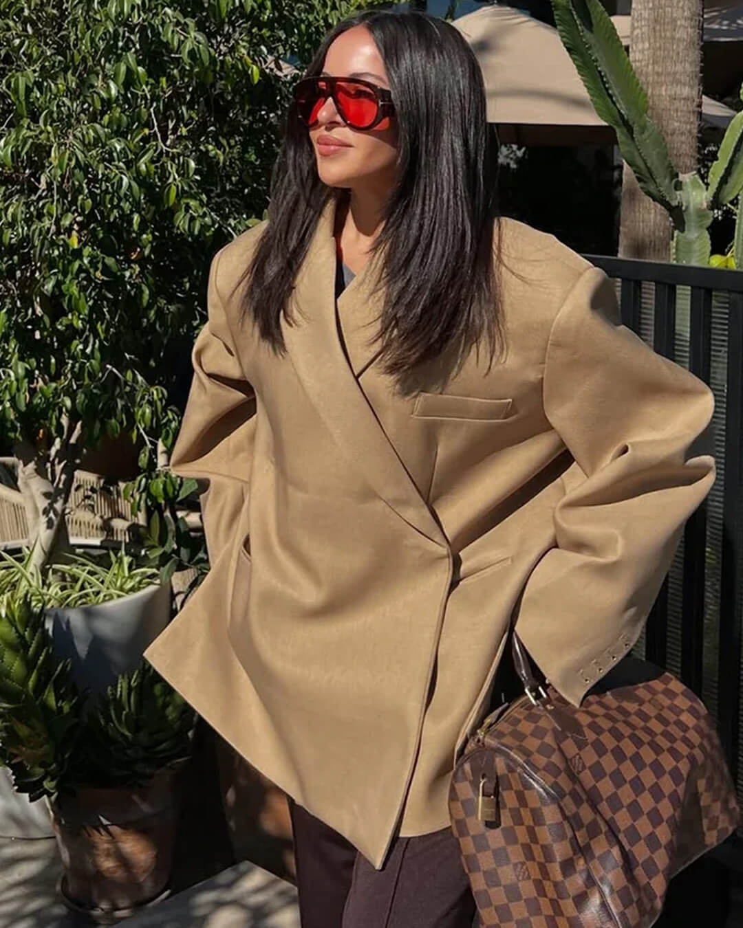 Blazer Brittany con revers e un bottone