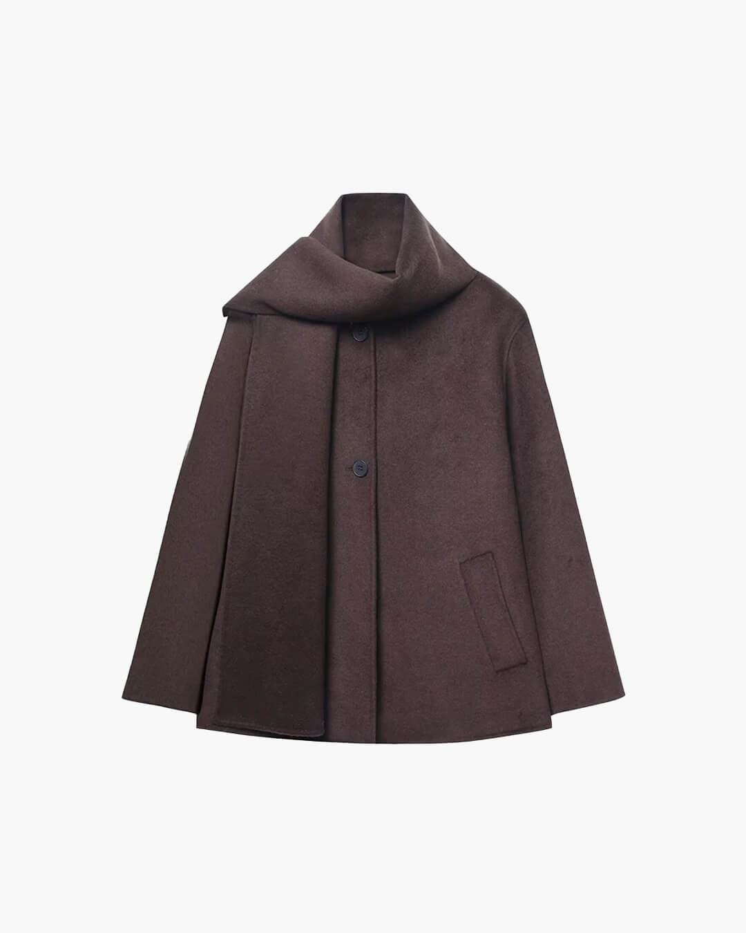 Cappotto con sciarpa Cecille
