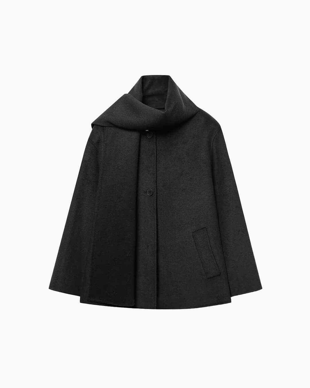 Cappotto con sciarpa Cecille
