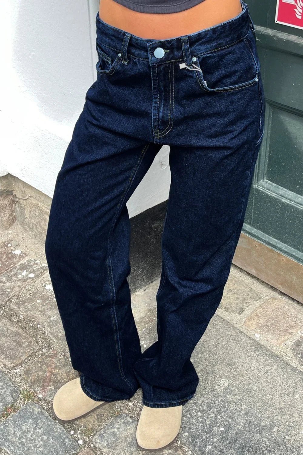 Jeans Charlize a blocchi di colore con motivo patchwork a stelle