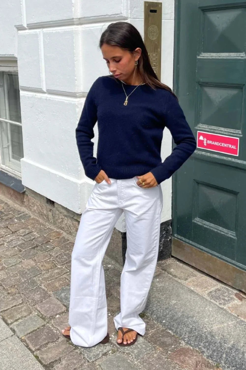 Jeans Charlize a blocchi di colore con motivo patchwork a stelle