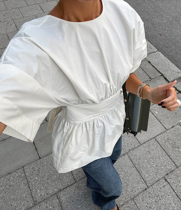 Top bianco Tuco Clarisse