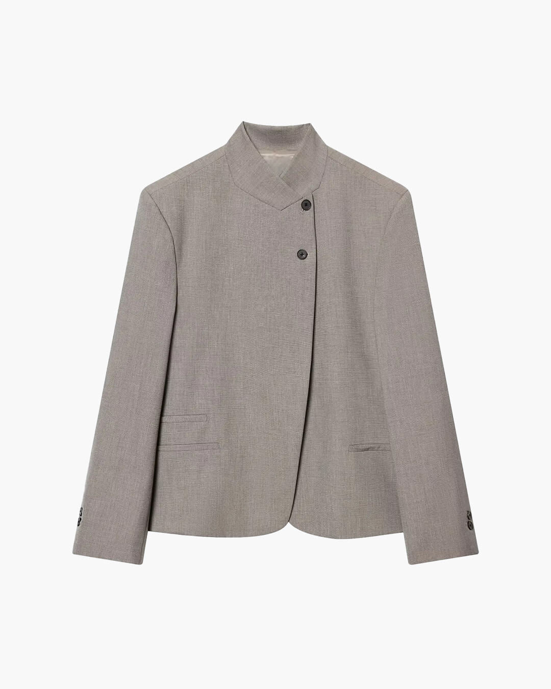 Blazer Cleo con collo alto e chiusura con bottoni