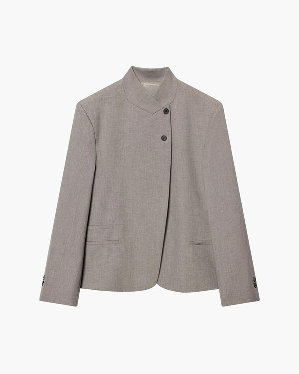 Blazer Cleo con collo alto e chiusura con bottoni