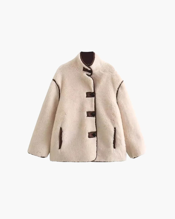 Bomber in pelliccia sintetica Cynthia