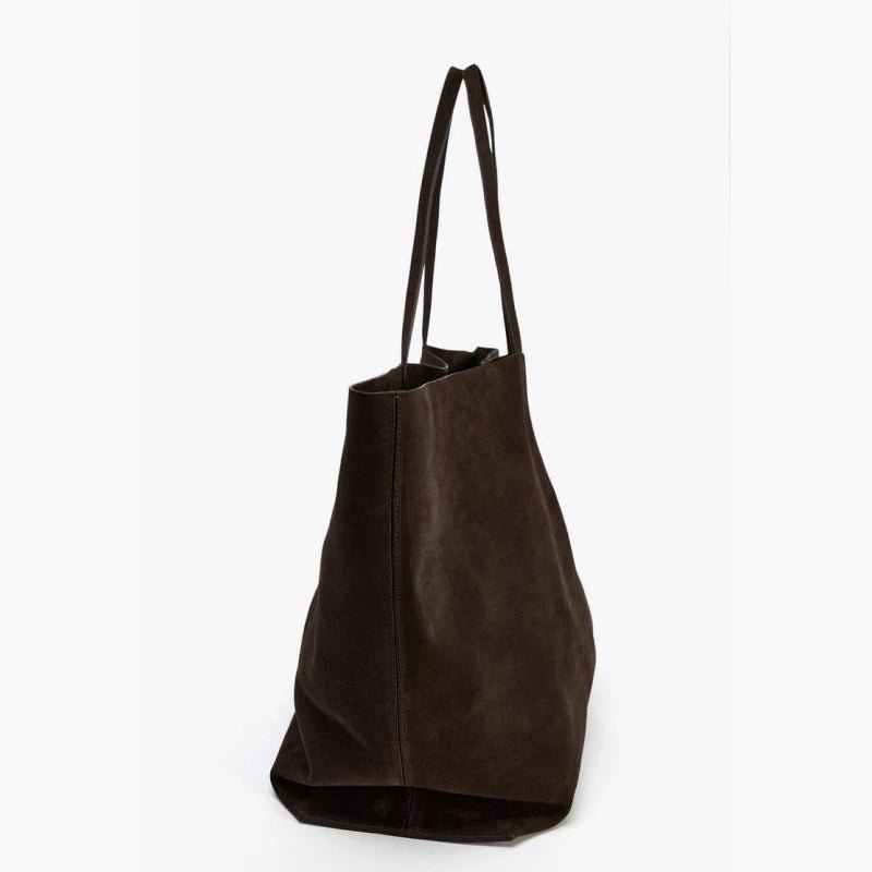 Grande borsa tote in camoscio Cynthia
