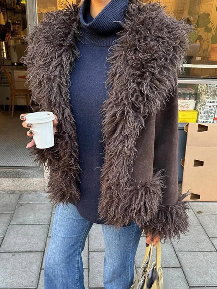 Cappotto Daisy in ecopelliccia morbida