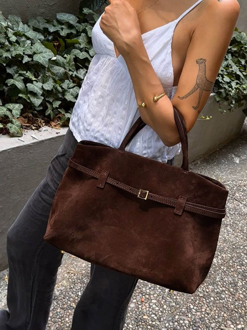 Borsa in camoscio Dalila