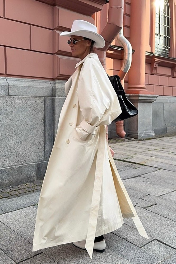 Cappotto trench con cintura Danielle