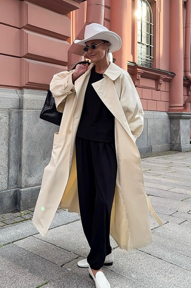 Cappotto trench con cintura Danielle
