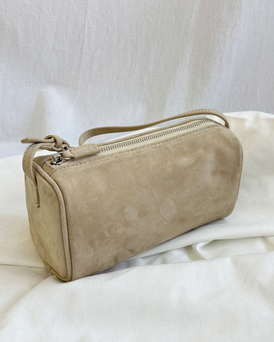 Mini borsa a spalla in pelle scamosciata Danika
