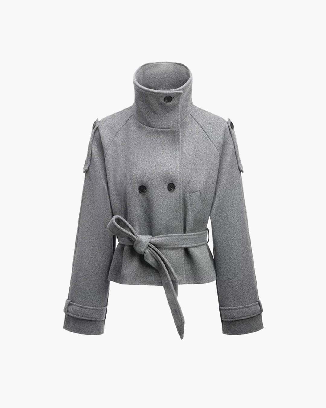 Trench corto con colletto rialzato Debbie
