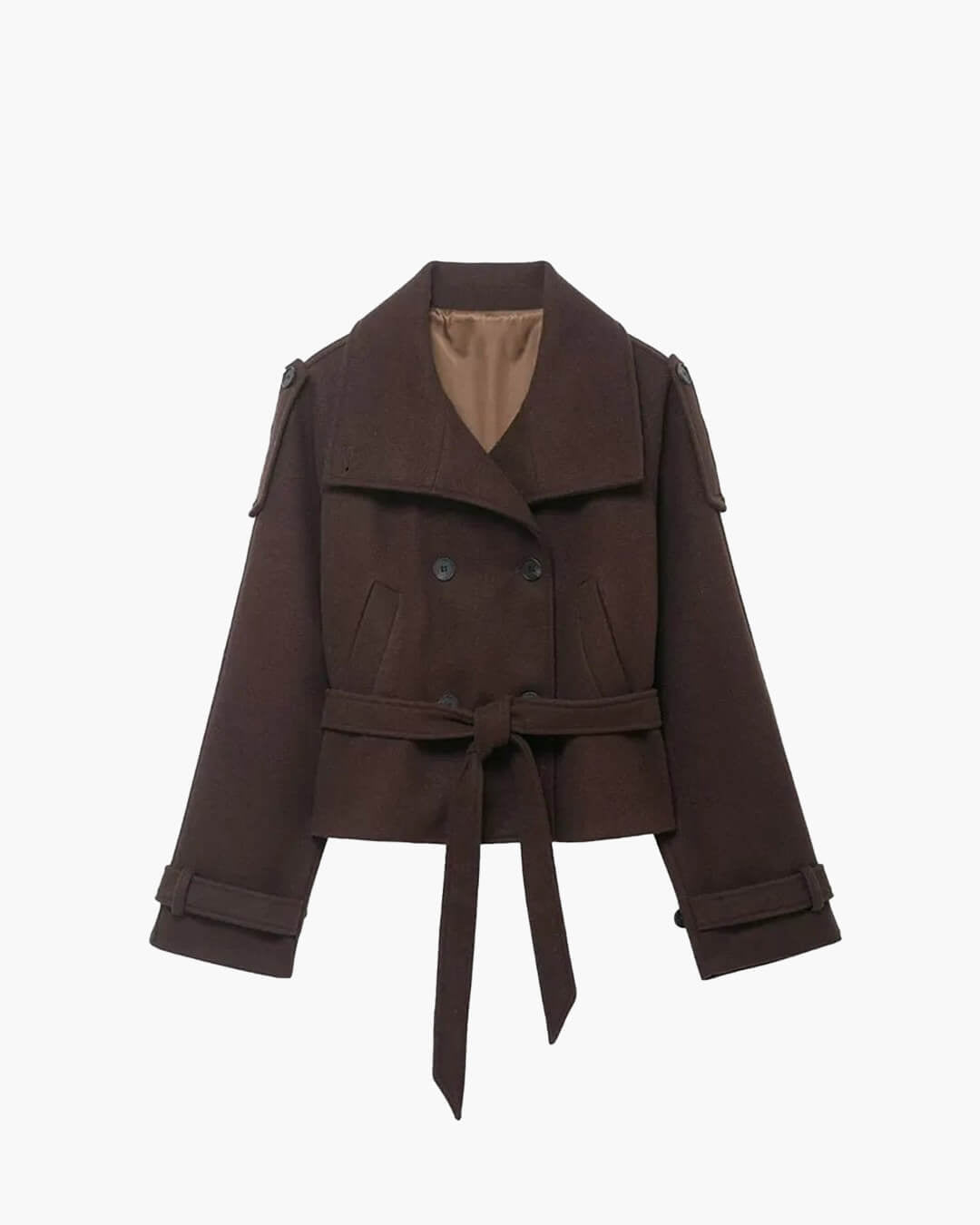 Trench corto con colletto rialzato Debbie