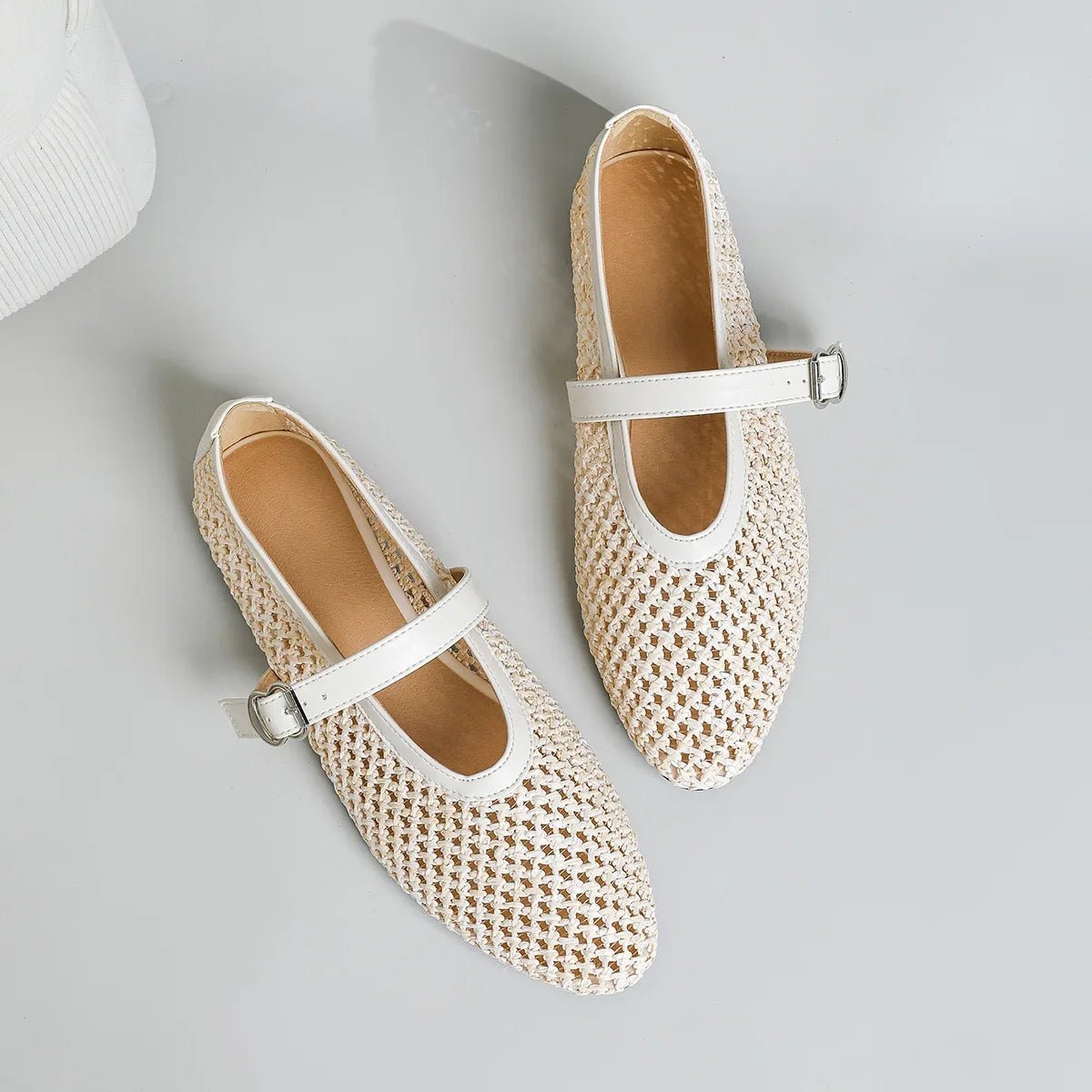 Ballerine Mary Jane intrecciate Eleni