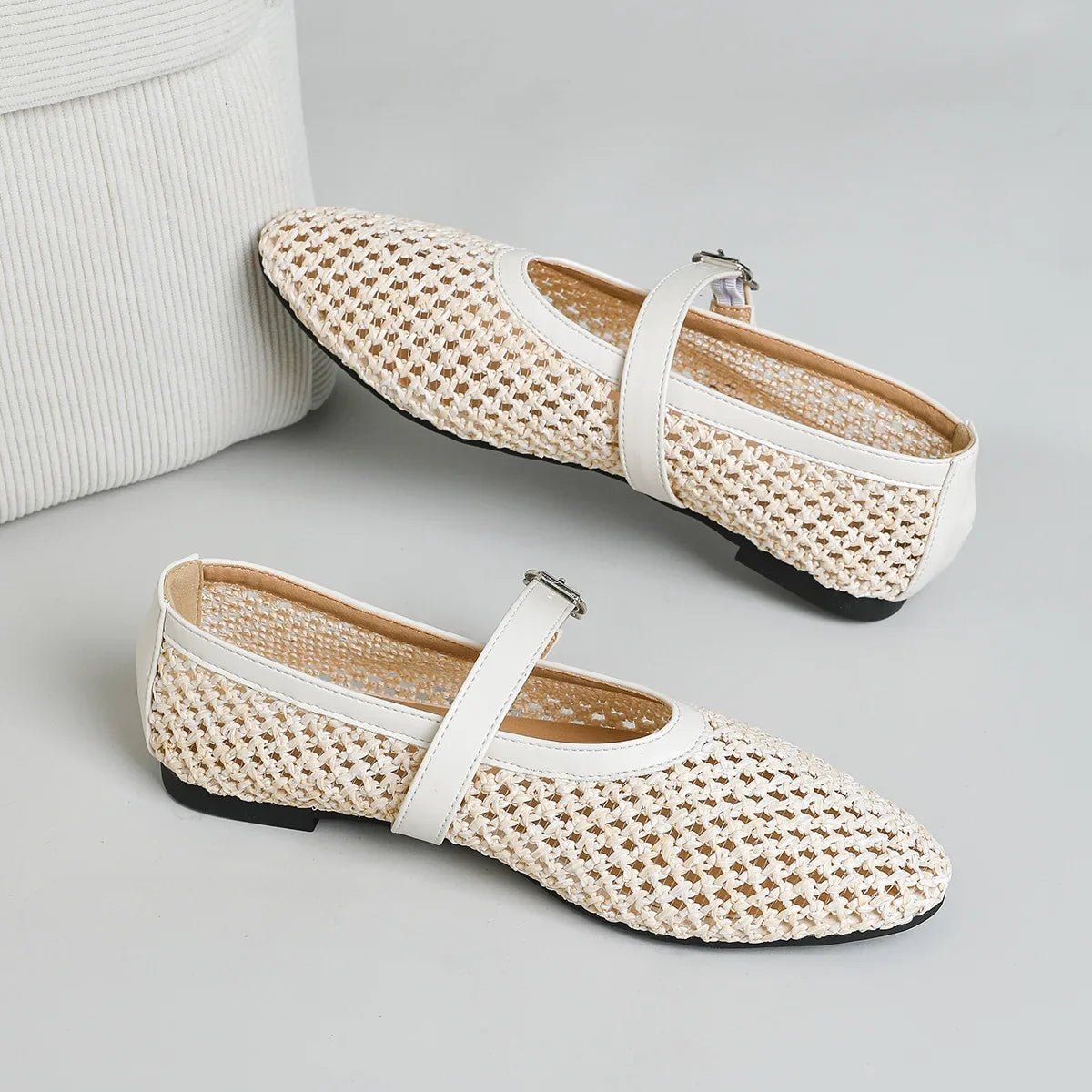 Ballerine Mary Jane intrecciate Eleni