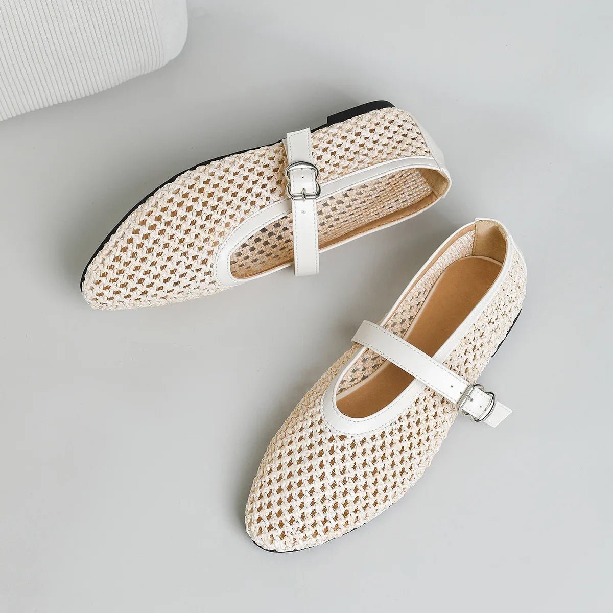 Ballerine Mary Jane intrecciate Eleni