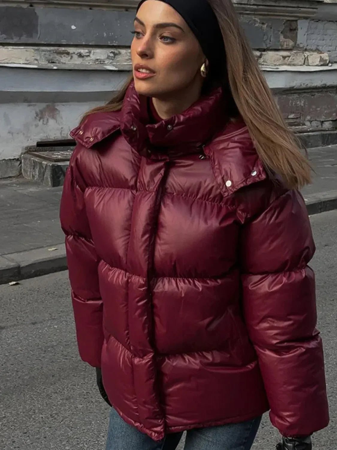 Parka imbottito con cappuccio Eliza